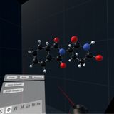 Virtuaalitodellisuus auttaa opiskelijaa hahmottamaan kemian kolmiulotteisuuden. 