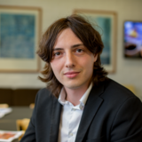 Professor Lado in the physics department coffee room