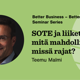 Better Business – Better Society seminar, host: Professor Teemu Malmi