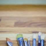 A photo of paintbrushes, photo by Mikko Raskinen