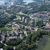 Ilmakuva Aalto-yliopiston kampuksesta