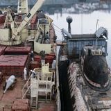 Dismantling nuclear submarines photo by Ingar Amundsen