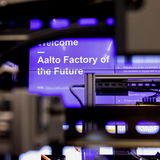 Aalto Factory of the Future videowall
