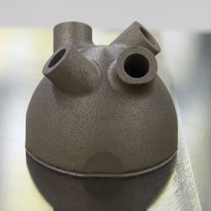 3D-tulostettu teollinen metallikappale