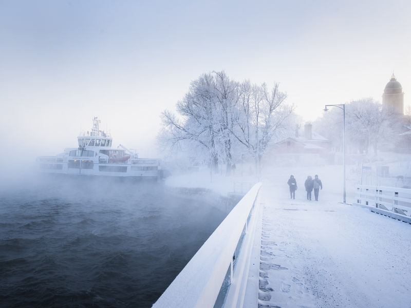 Suomenlinna in winter time