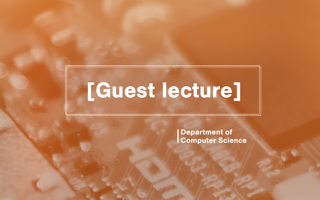 Logo for Department of Computer Science Guest Lecture series
