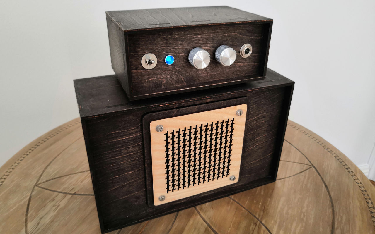 Portable 9V Guitar Amplifier by Anssi Alhopuro