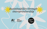 Sustainability through entrepreneurship poster