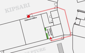 Map showing Väre Takeout lockers