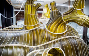Seaweed installation byt Julia Lohman