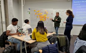 Digital Business students at Design Methods class. Photo: Ayse Pekdiker