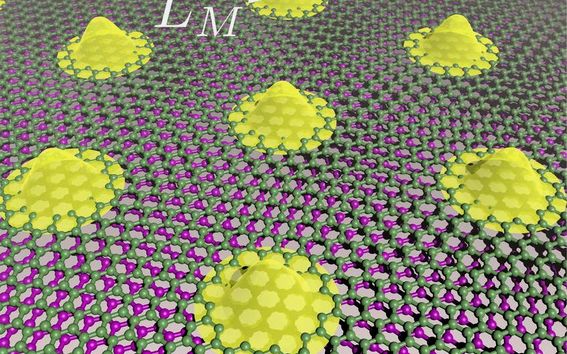 Local magnet moments formed in twisted bilayer graphene