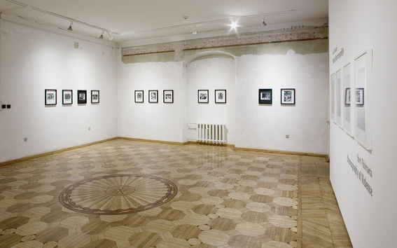 Picture of Latvian Museum of Photography from the inside of Harri Palviranta's exhibition.