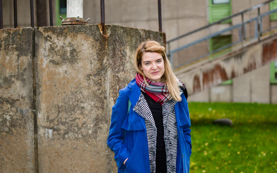 Aalto University, Otaniemi stories: Mareike Rohrdrommel, student of water- and environmental engineering / photographer: Sinikoski