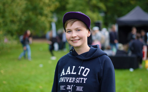 Aalto-yliopisto, Otaniemi stories: Milja Asikainen, President of the Board of Aalto University Student Union / Photographer: Sinikoski