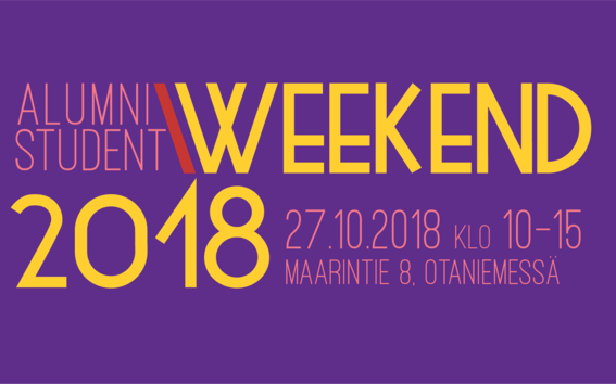 Aalto University/ AlumniStudent Weekend 2018