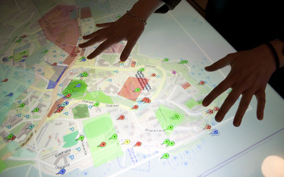 An interactive map of the Otaniemi campus