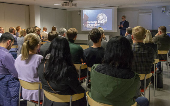 Markus Mäkelä, Executive in Residence, presented Aalto’s Health Technology House and outlined the university’s expertise areas in the health and wellbeing domain.