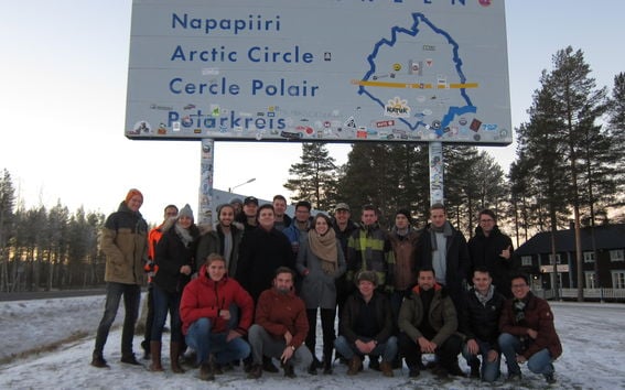 EMC students at the Arctic Circle