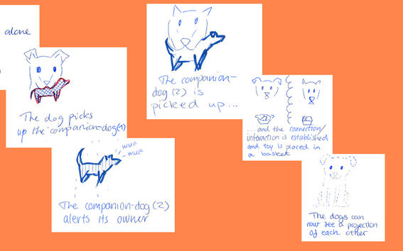 Design idea for internet dog communications