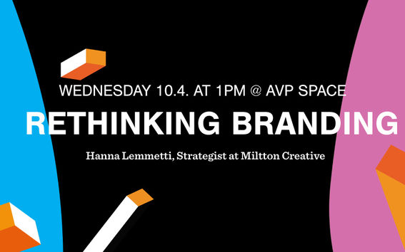 Banner photo for AVP Masterclass: Rethinking branding