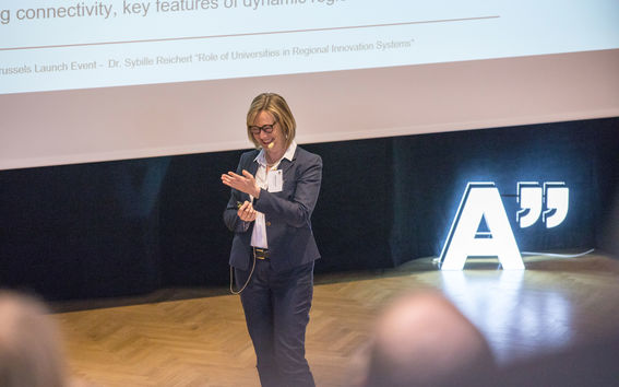 Sybille Reichert at Professors' Summit 2019 / Photo by Mikko Raskinen