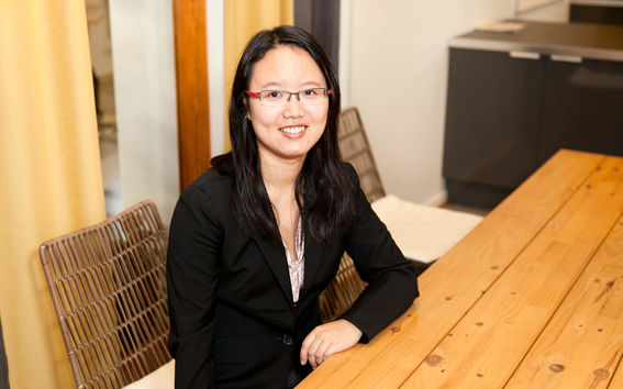 The icture shows Assistant Professor Yao Pan.