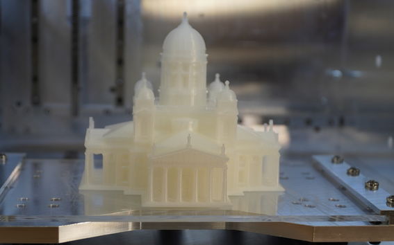 Mehta Heino 3D printer printing the Helsinki Cathedral