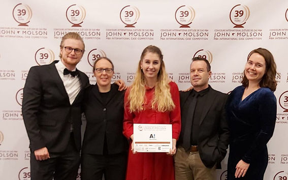 School of Business Team in the 39th John Molson case competition