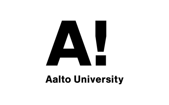 Aalto University logo, black & white