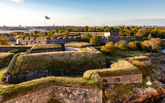 Fortress walls in Suomenlinna
