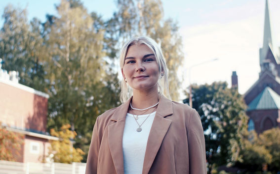 Student of the BScBA Program Elli Jauhiainen 