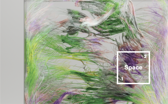 Still from Textile innovation animation with Space 21 logo.