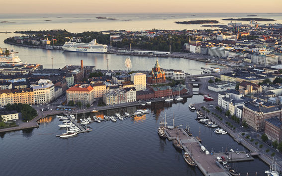 Helsinki from above