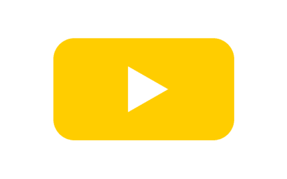 Yellow YouTube play icon