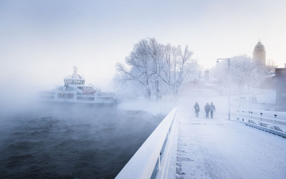 Suomenlinna in winter time