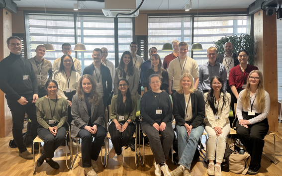 Students at the HealthTech Linkage course 2023