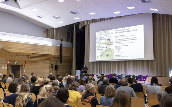 Aalto University community event.