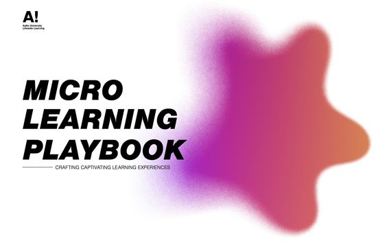 The cover of the playbook including the name and a grainy pink and orange shape on the background.