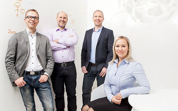 Kai Lyytinen, Tero Salminen, Antti Kosunen and Sanna Lahti know that at its best, entrepreneurship is a team game that brings success.
