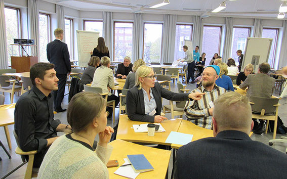 At the workshop moderated by researchers form the Department of Management Studies at the Aalto University School of Business, the participants considered how well-being at work can be improved for personnel through developing processes, management work and communication. Case company was HR services provider Adecco.