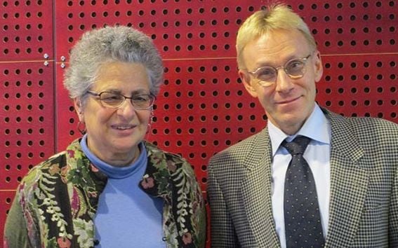 Professor Vicki Bier from University of Wisconsin-Madison addressed security challenges in the public lecture of Aalto Systems Forum on the 3rd of November. On the right Professor Ahti Salo, Director of the Systems Analysis Laboratory in Aalto University.
