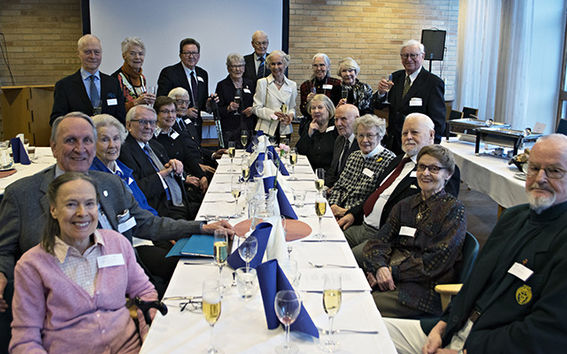 The class of 1952 has lunch together once a year.
