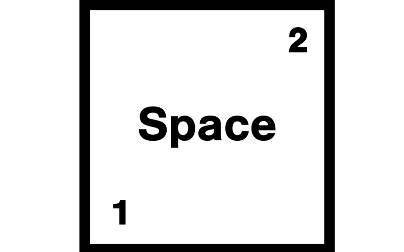 Black Space 21 logo on white background.