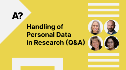 Handling of Personal Data in Research (Q&A)