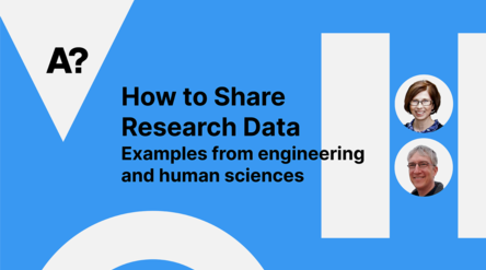 How to share research data: Examples from engineering and human sciences