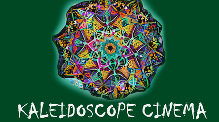Kaleidoscope banner in green