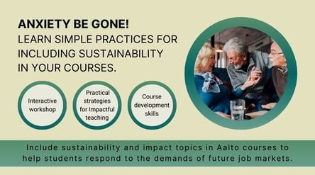 Three teachers discussing how easy including sustainability into courses has been