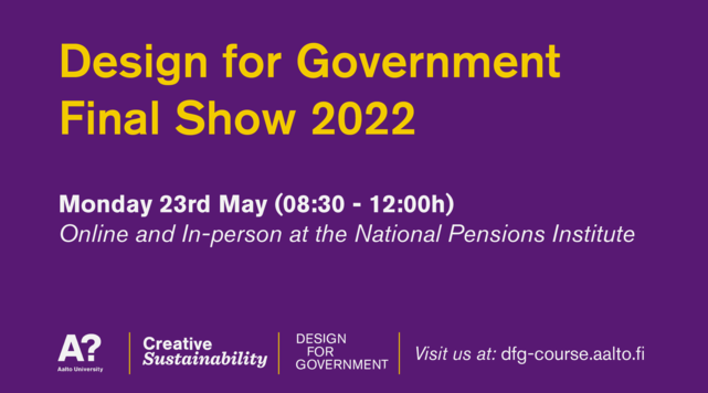 Design for Government final Show