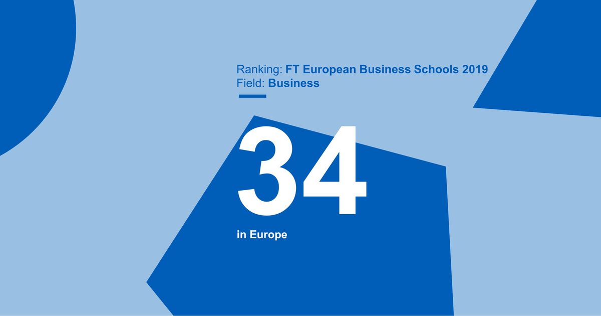 European business school rankings 2019